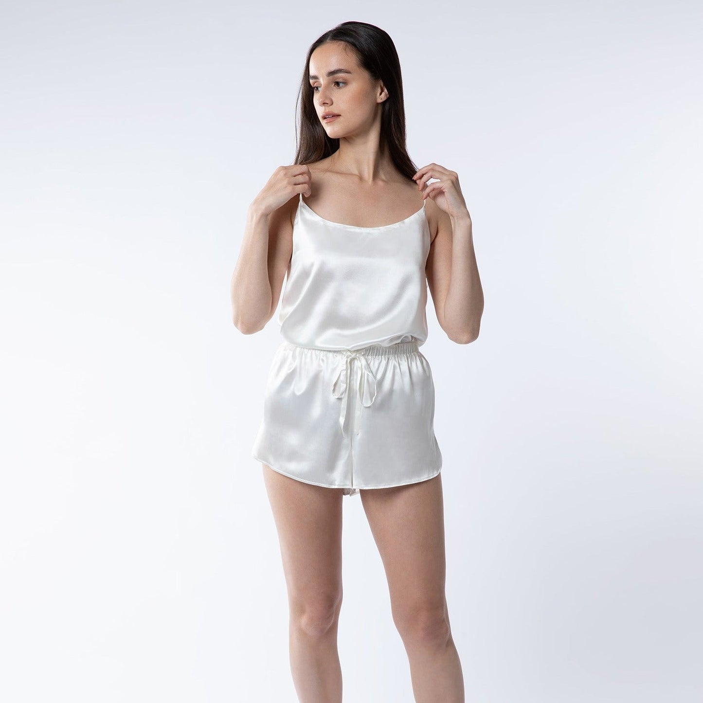 Silk Cami & Shorts Pyjama Set