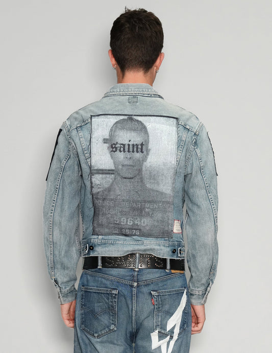Vintage Patched Denim Jacket