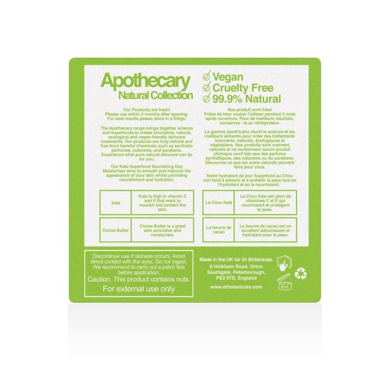 Kale Superfood Nourishing Day Moisturiser 60ml