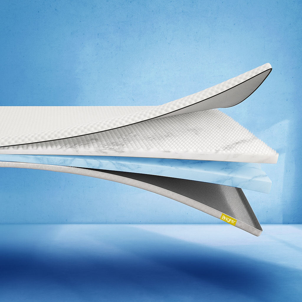 Brightr®  Orthopedic Firm/Hard Mattress Topper for Back Pains