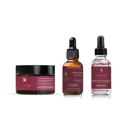 La Rose Française Day Moisturiser, Facial Serum, Eye Serum