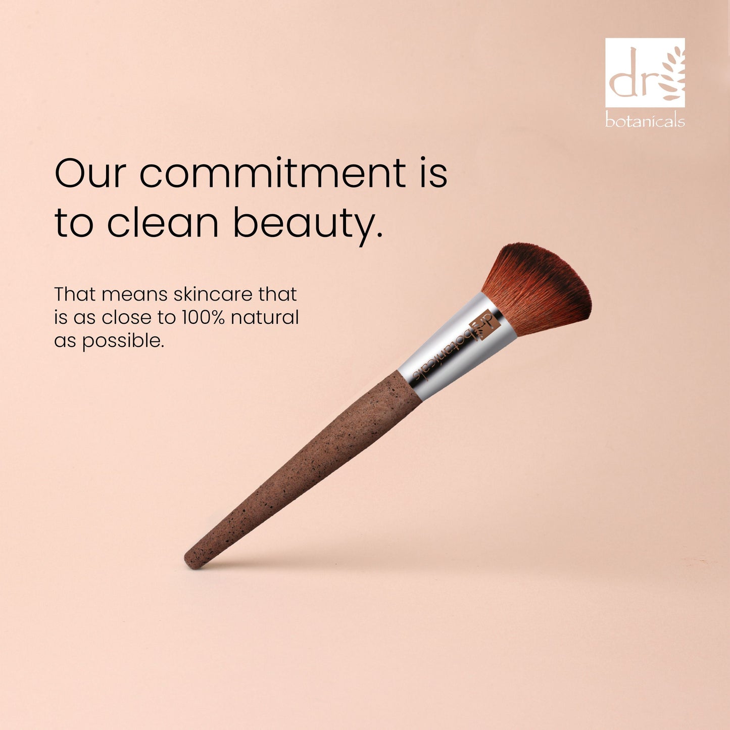 Dr Botanicals Coffee Ground Blush Brush Twin Value Savings Pack