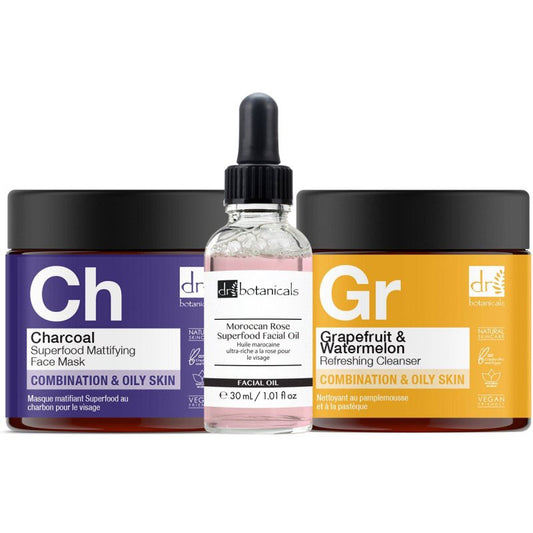 Moroccan Rose, Grapefruit, Charcoal All Day Kit