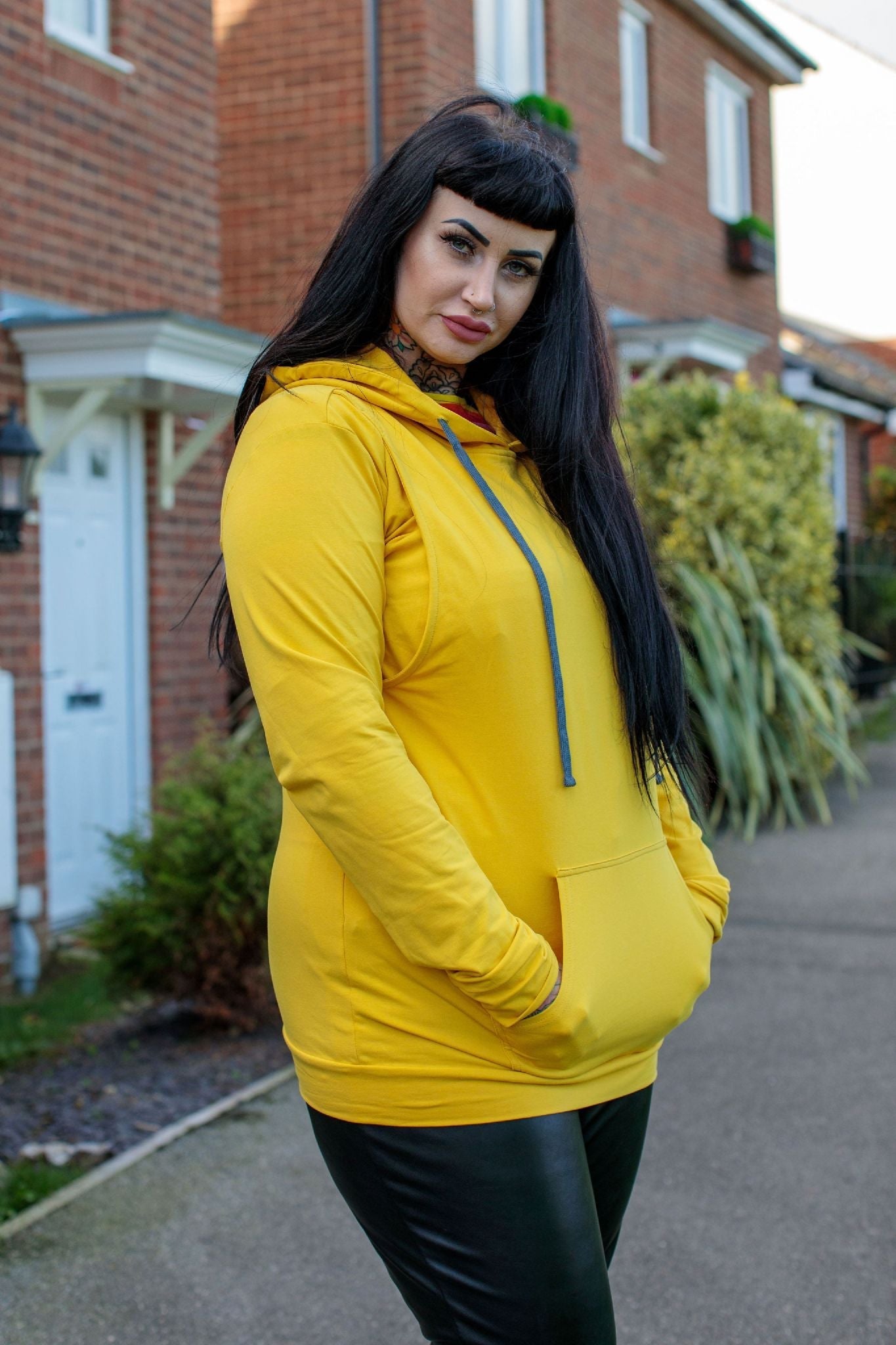 Yellow Breastfeeding Hoodie