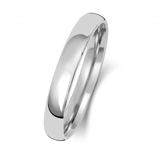 Wedding Band Platinum Slight Court 3mm-1.15 Wedding  Ring WP113M