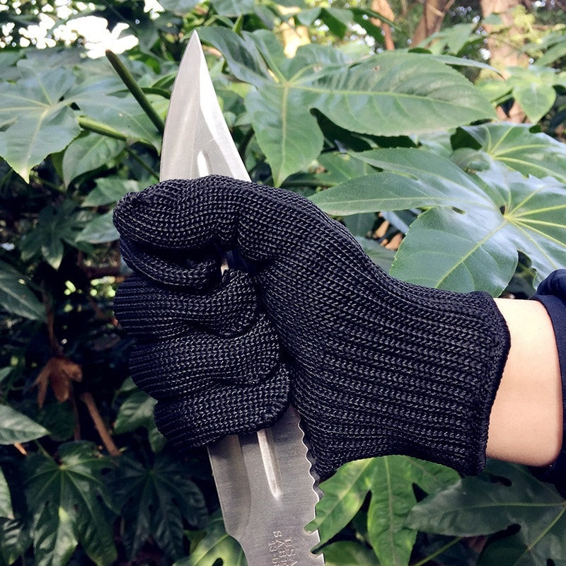 Cut/slash Resistant Safety Gloves with infused Stainless Steel Wire Mesh