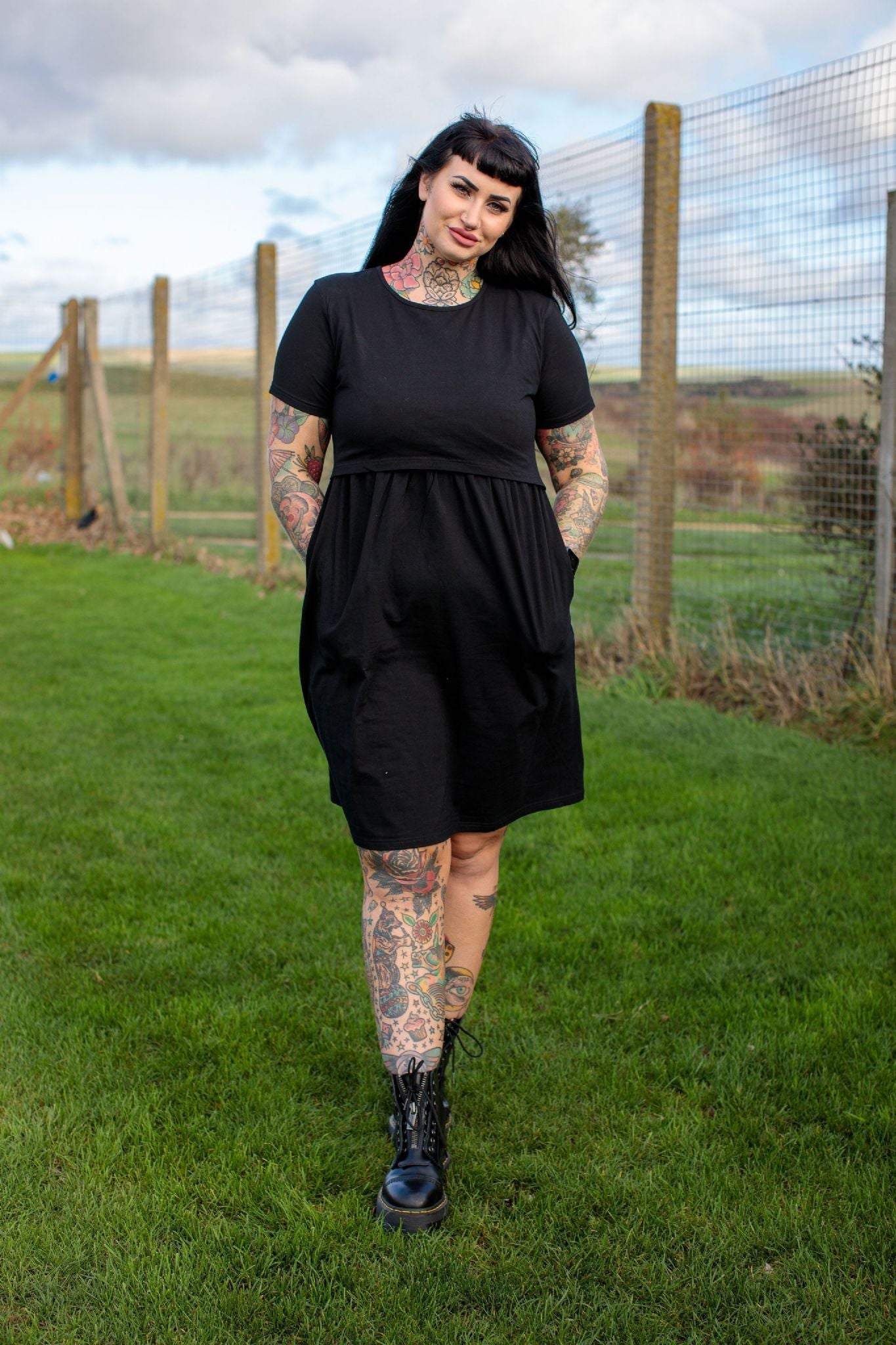 Rainbow Breastfeeding Skater Dress