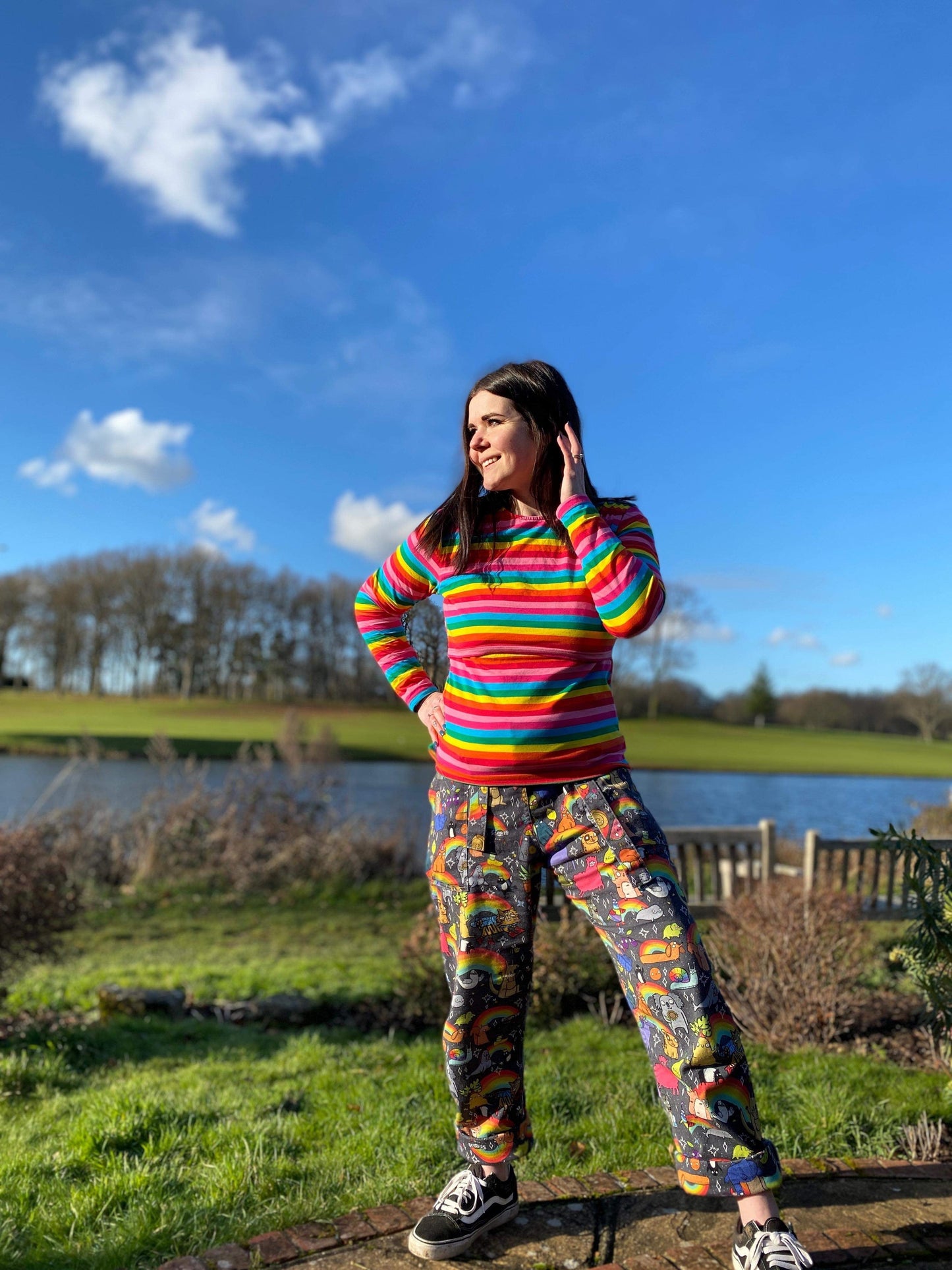 Roxy Rainbow Breastfeeding Top