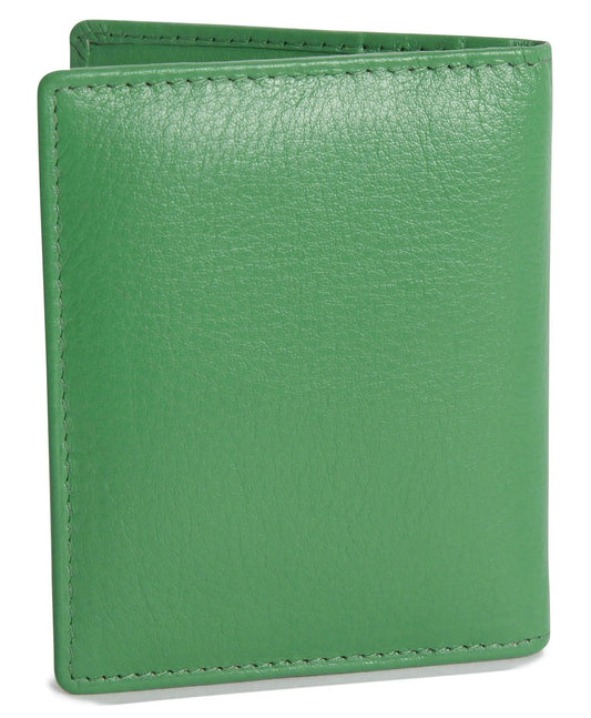 Compact Leather Card Wallet "Lexi" – Handmade by Saddler | RFID Protected & Gift Boxed