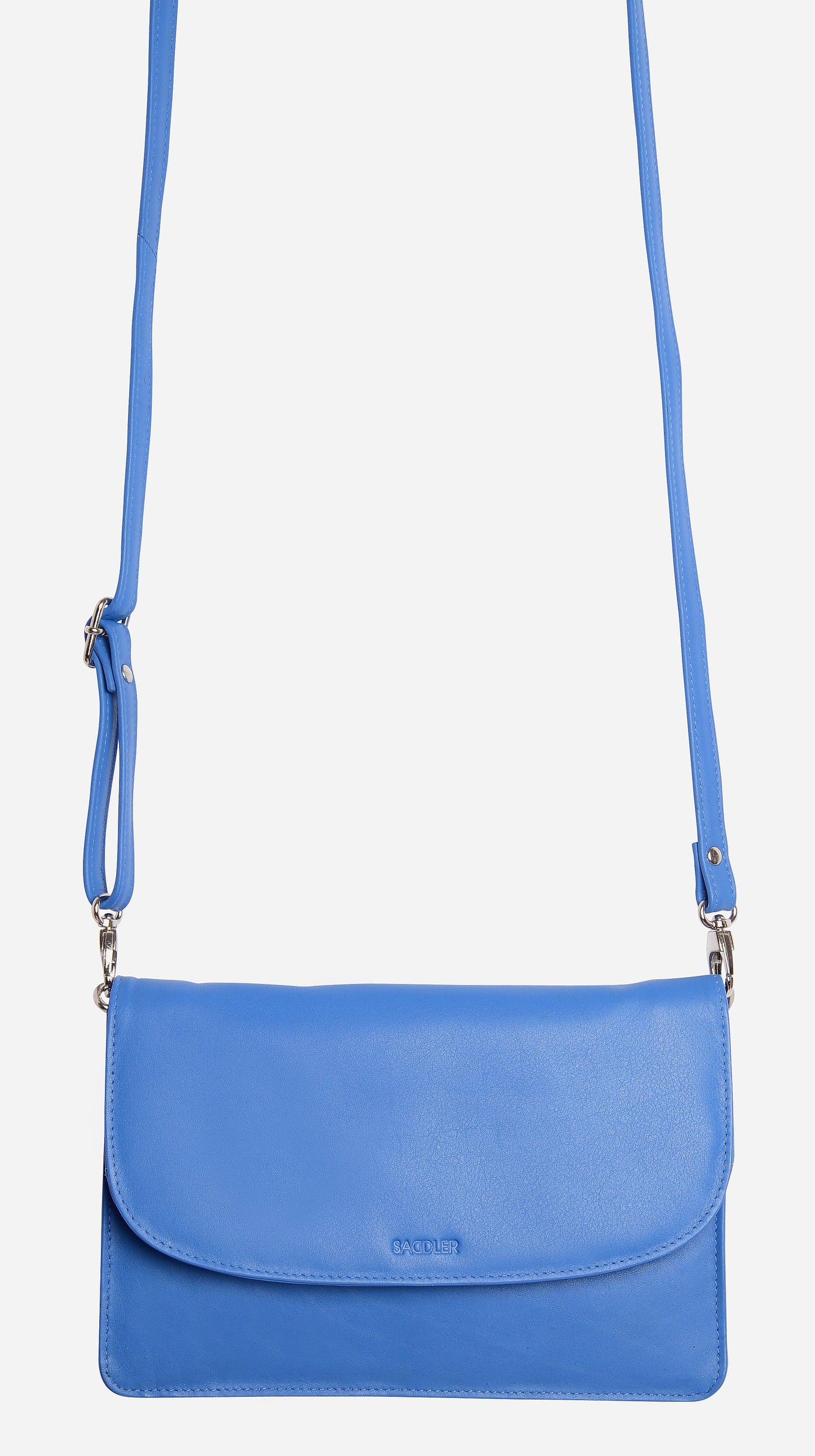SADDLER Olivia 3-Section Leather Crossbody Bag & Clutch – Compact & Stylish - Gift Boxed