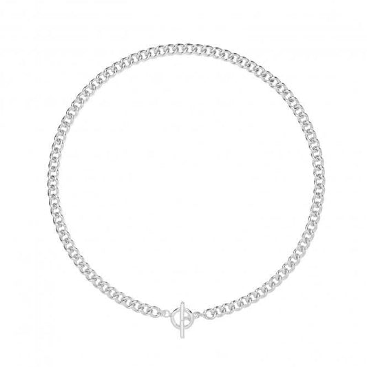 Acotis Silver 925 T-Bar Necklace G3388