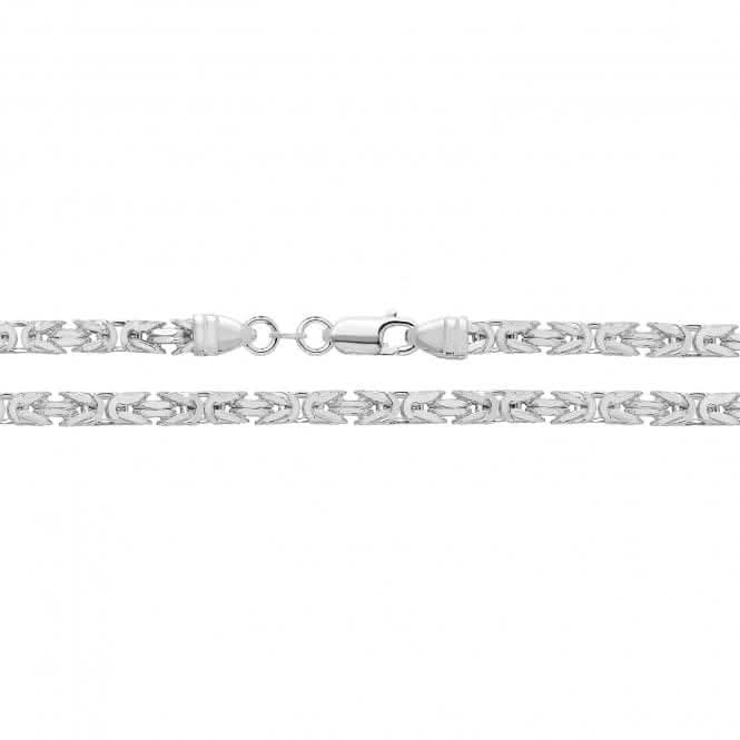 Acotis Silver Chain Square Byzantine G1043
