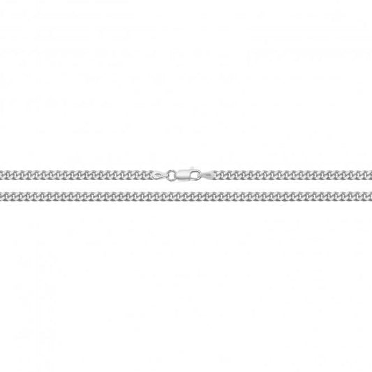 Acotis Silver Close Curb Chain G1131