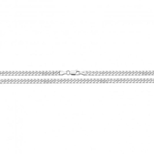 Acotis Silver Close Curb Chain G1132