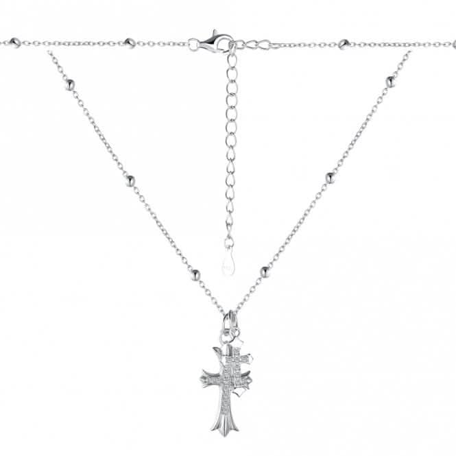 Silver Cross Necklace ERLN022