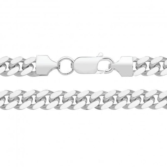 Acotis Silver Curb Cuban Chain G1343
