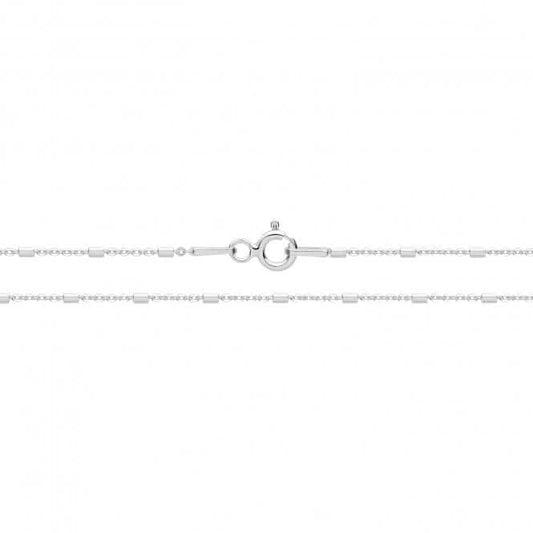 Acotis Silver Chain D-Cut Tube G1368