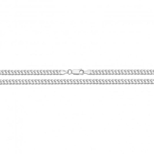 Acotis Silver Chain Double Curb G1018