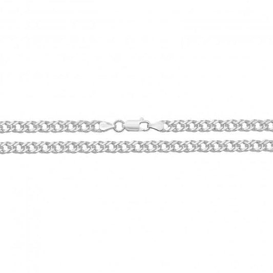 Acotis Silver Chain Double Curb G1019
