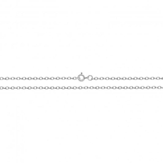Acotis Silver Chain Faceted Belcher G1213