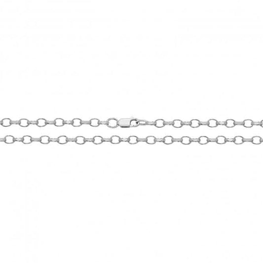 Acotis Silver Chain Faceted Belcher G1216