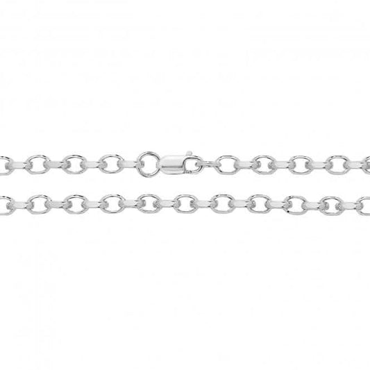 Acotis Silver Chain Faceted Belcher G1217