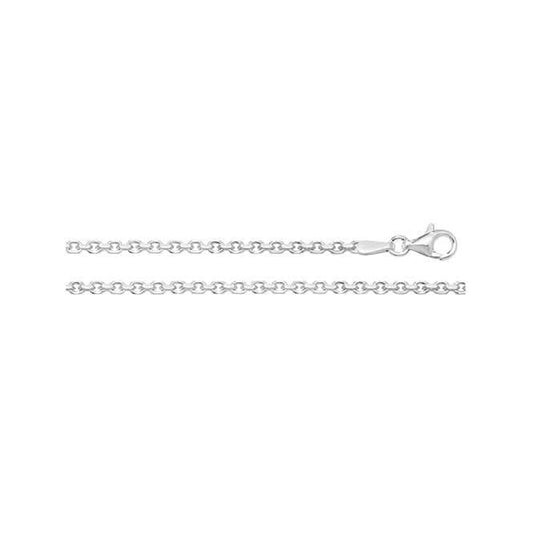 Acotis Silver Chain Faceted Belcher G1328