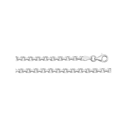 Acotis Silver Chain Faceted Belcher G1330