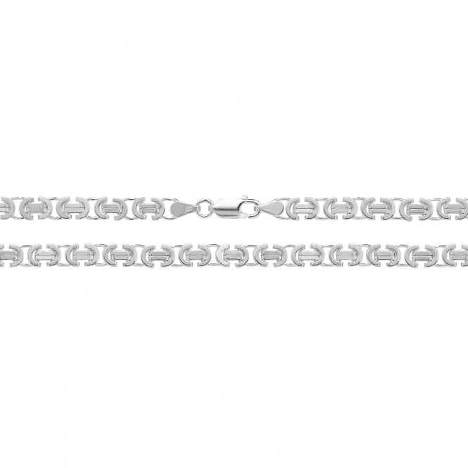 Acotis Silver Chain Flat Byzantine G1012