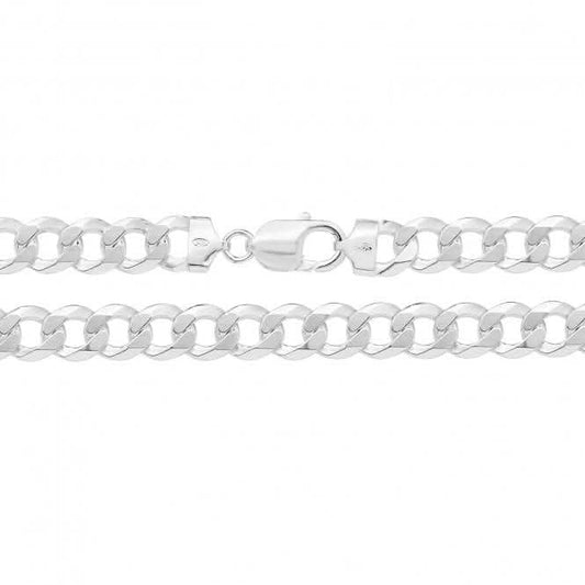 Acotis Silver Chain Flat Curb G1071