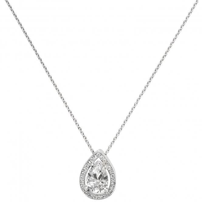 Acotis Silver Pendant Rhodium Plated Zirconia G3284