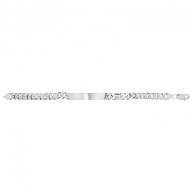 Acotis Silver Id Bracelet Men's Cuban G2677