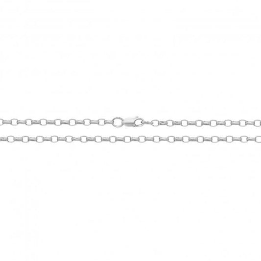 Acotis Silver Chain Oval Belcher G1077