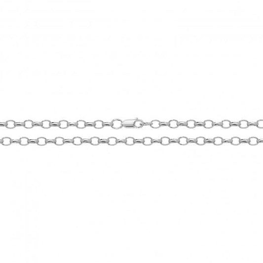 Acotis Silver Chain Oval Belcher G1078