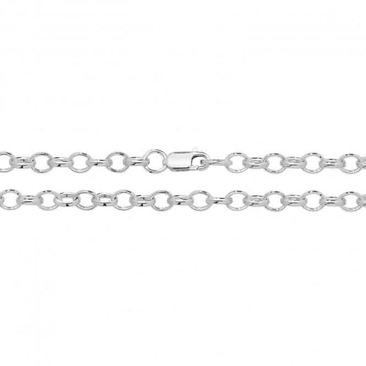 Acotis Silver Chain Oval Belcher G1079