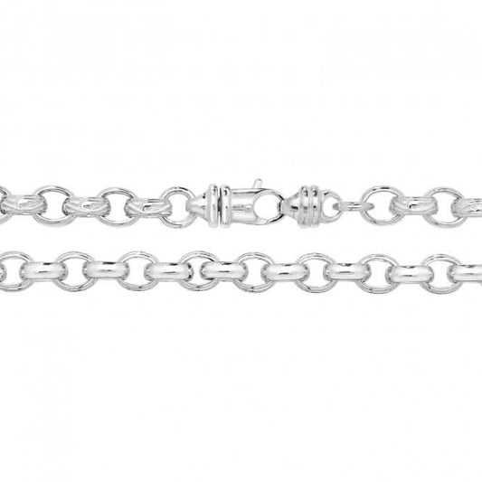Acotis Silver Chain Oval Belcher G1169