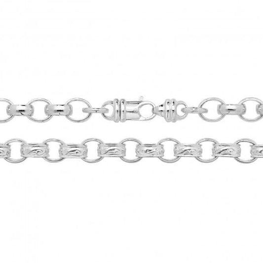 Acotis Silver Chain Oval Belcher G1170