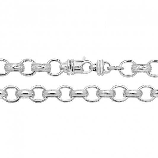 Acotis Silver Chain Oval Belcher G1171