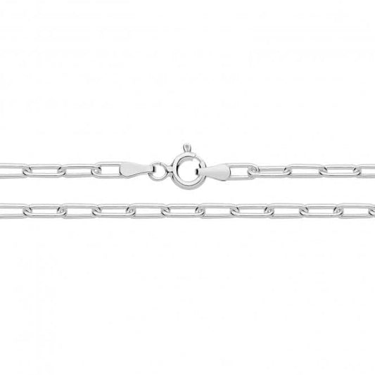 Acotis Silver Paper Clip Chain G1372