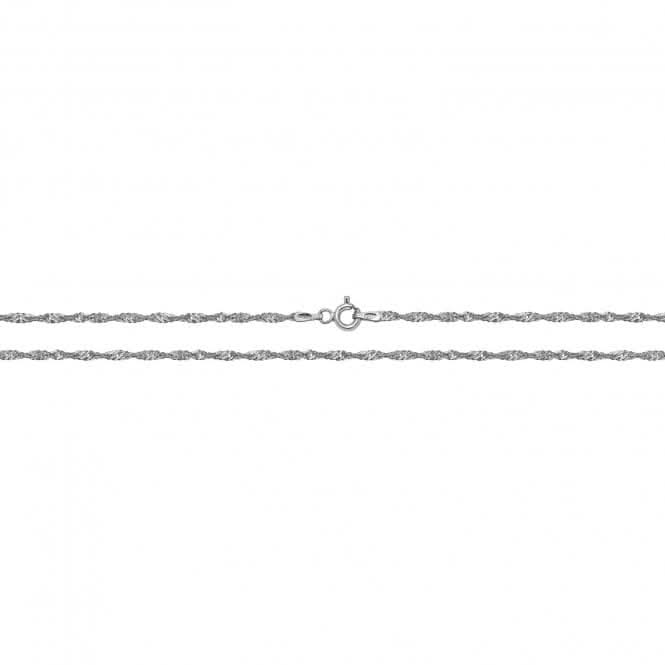 Acotis Silver Chain Rhodium Plated Singapore G1103rh