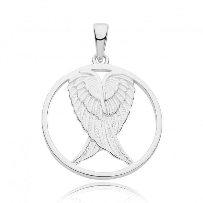 Acotis Silver Pendant Rhodium Plated Wings G61128