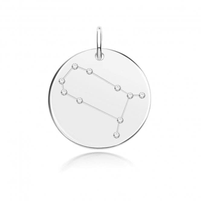 Acotis Silver Zodiac Rhodium Constellation Gemini G61104