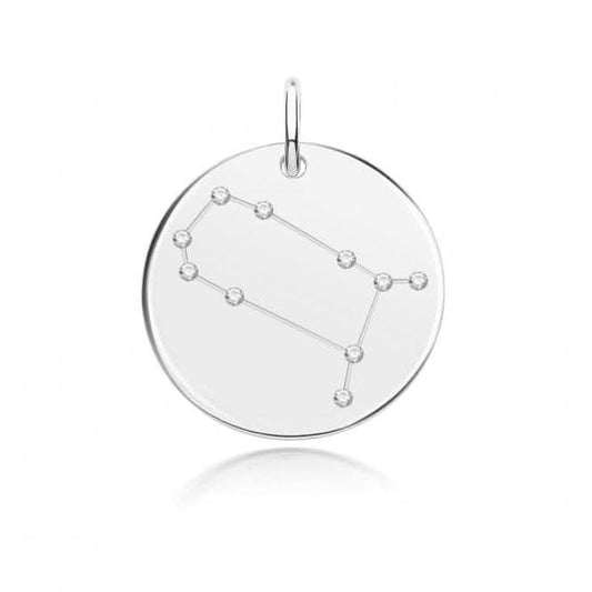 Acotis Silver Zodiac Rhodium Constellation Gemini G61104