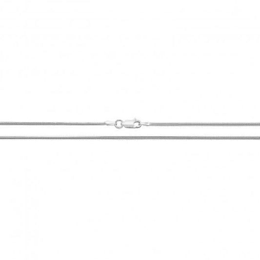 Acotis Silver Chain Round Snake G1051