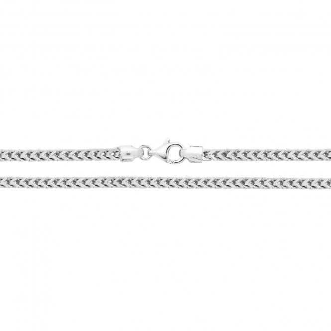 Acotis Silver Chain Square Rhodium G1322