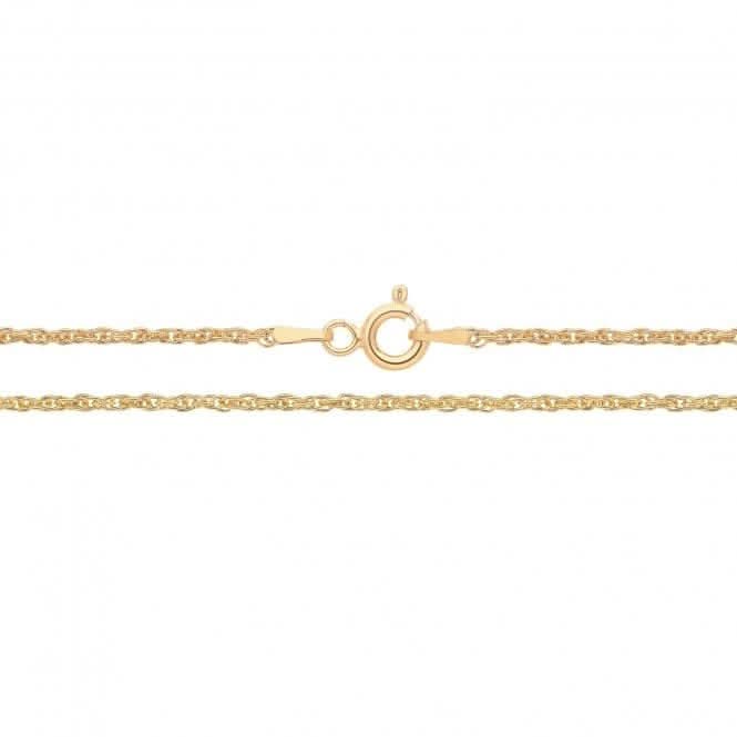 Acotis Silver Chain Yellow Gold Plated Pow G1220Y