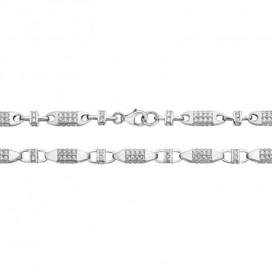 Acotis Silver Chain Zirconia Block G1239CZ