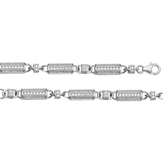 Acotis Silver Chain Zirconia G1337