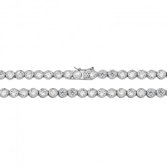 Acotis Silver Chain Zirconia Money G1100CZ