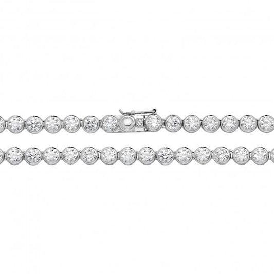 Acotis Silver Chain Zirconia Money G1101CZ